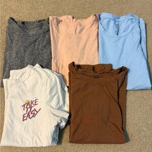 Set of Five Casual T-Shirts size XS